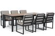 Lifestyle Garden Furniture Lifestyle Lifestyle Alessio/Allungo dining tuinset 7-delig