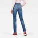 G-Star Midge Slim Straight Wmn Dames Jeans 25/34 Medium Indigo Aged