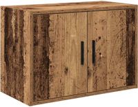 vidaXL Garage Wandkast Bewerkt Hout Oud Hout