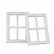 Merkloos Relaxdays Decoratieve ramen - 2 stuks - 40x28 cm - antiekwit