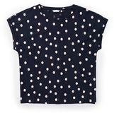 Tom Tailor - T-Shirt met Allover-Print - Maat XXL - navy big dot design
