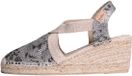 Toni Pons TRITON | Espadrilles compensées vegan brillantes pour femmes - NIGHT, taille 39