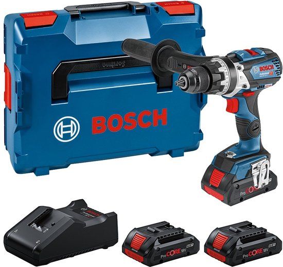 Bosch GSB 18V-110 C Accu Klop-/Schroefboormachine - 3x ProCORE18V 4.0Ah - 0615A5002X