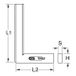 KS Tools Vlakke hoek - 100mm