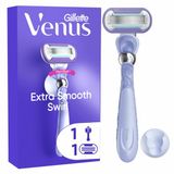 Gillette Venus Extra Smooth Swirl Scheersysteem - Paars - 1 Handvat + 1 Scheermesje