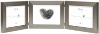 Deknudt Frames fotolijst S41VD1 H3H - zilver - drieluik - 3x 13x18 cm