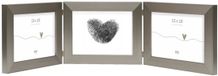 Deknudt Frames fotolijst S41VD1 H3H - zilver - drieluik - 3x 13x18 cm