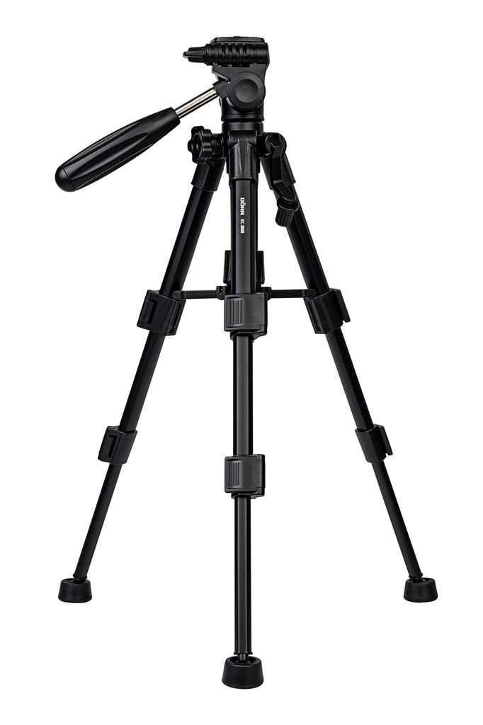 Dörr HK-3000 Tripod for Digital/Film Cameras - 3-Legged Black Aluminum Tripod