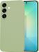 Techsuit Hoesje geschikt voor Samsung Galaxy S25 - Soft Flex Silicone Back Cover - Matcha