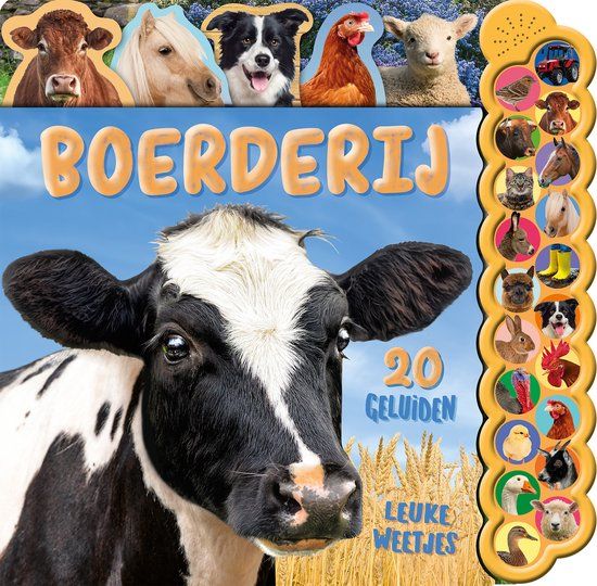 Top1Toys Rebo Productions Geluidenboek Boerderij