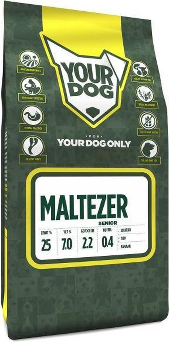 Yourdog Senior 3 kg maltezer hondenvoer