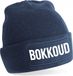 Bellatio Decorations Muts Bokkoud - unisex - one size - navy - wintermuts
