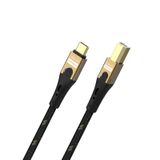 Oehlbach D1C9549 câble USB 2.0 3m USB C vers USB B Noir/Or