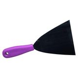 Maya Professional Tools 88102-8 spatel, roestvrij staal, vast met plastic handvat, FBK/levensmiddelhygiëne, 120 mm, lila