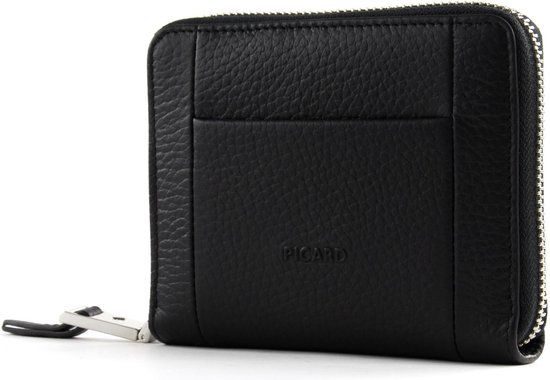 Picard Puur Portemonnee Leer Zwart Dames