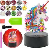 Lampe de nuit Diamond Painting Licorne Cadeau pour filles