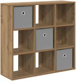 vidaXL Dressoir Artisan Eiken 73,5 x 24 x 69,5 cm