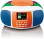 Lenco SCD-861KIDS Draagbare DAB+/FM-radio voor kinderen met Bluetooth 5.3, CD-speler, AUX-ingang, kleurendisplay, batterij- en netvoeding, 4W, multicolour