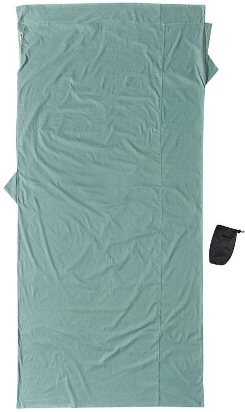 Cocoon TravelSheet XL - Lakenzak - Katoen - Cactus Blue