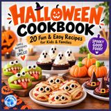 Halloween Cookbook: Fun & Easy Halloween Recipes for Kids & Families: Spooky Snacks, Sweet Treats and Party Food to Make Together