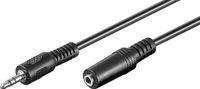 Goobay 50935 audio kabel 10 m 3.5mm Zwart