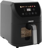 Princess Airfryer XL 182240 - 5.5L Compacte Digitale Heteluchtfriteuse - PFAS vrij - Transparant Kijkvenster, Touchscreen en 8 Programma's - Slank Ontwerp en Vetvrij Koken - 1500W - Inclusief Grillrek - Zwart