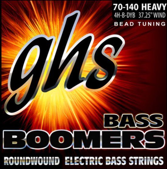 GHS 4HBDYB Zware Elektrische Bass Boomer Gitaar Snaren - Vernikkeld - 2023