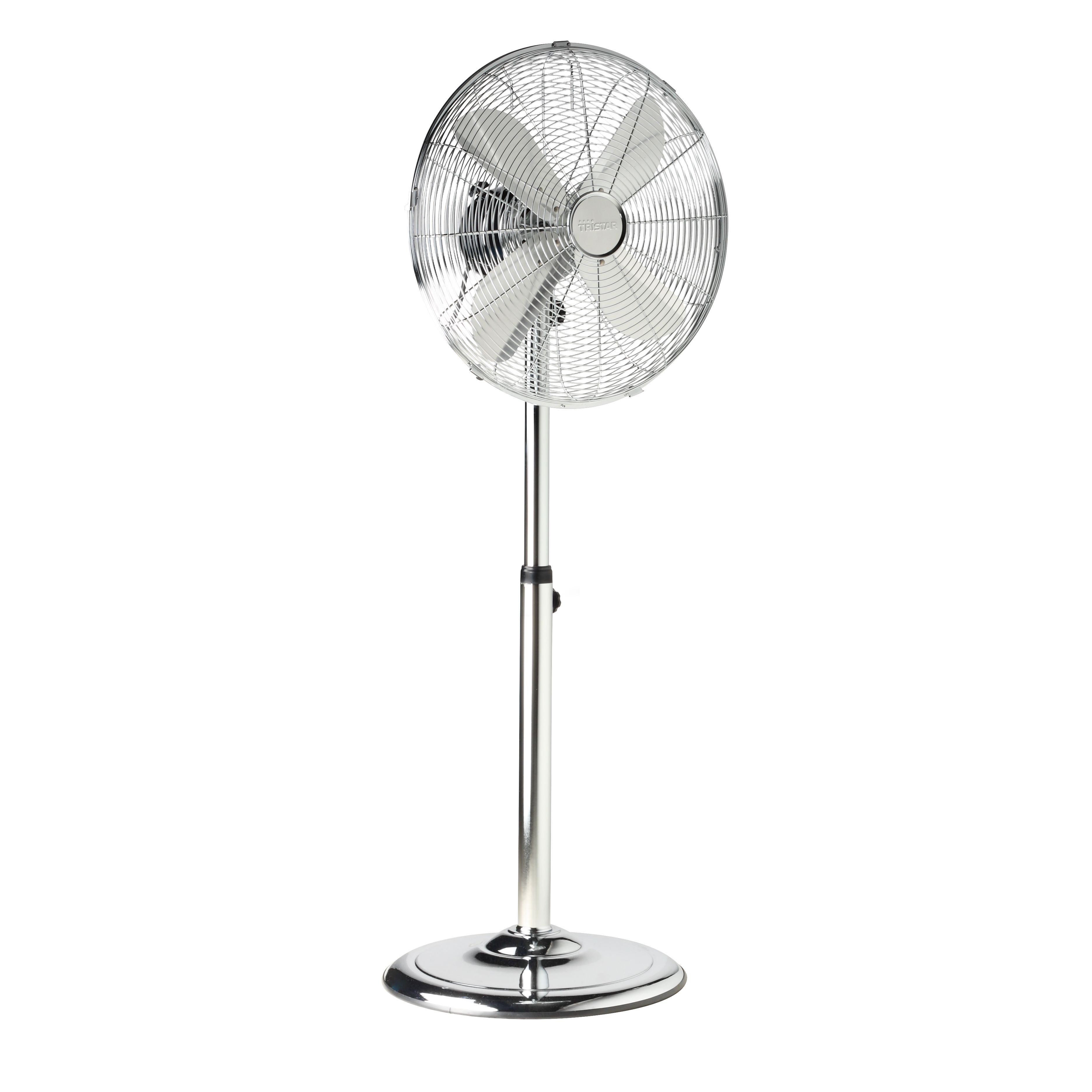 Tristar VE-5951 Metalen Statiefventilator - 40cm - Zilver