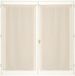 Atout Ciel Paar gordijnen, reliëf, met stangdoorvoer, klaar om op te hangen, 2 x 60 x 90 cm, beige