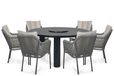De Laan Projects De Laan Marbella/Arancia 150 cm dining tuinset 7-delig