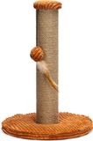 Designed by Lotte Krabpaal Ribbed - Incl speeltje - Ribbed stof/jute - Terracotta - 35x35x50 cm