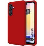 Tumundosmartphone Hoesjes van vloeibare siliconen, zeer zacht voor Samsung Galaxy A25 5G, rood