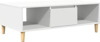 vidaXL Salontafel Wit 102 x 55 x 35 cm Bewerkt Hout