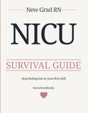 New Grad RN NICU Cheat Sheet & Reference Guide: Essential Clinical Reference for Your First Year in the NICU