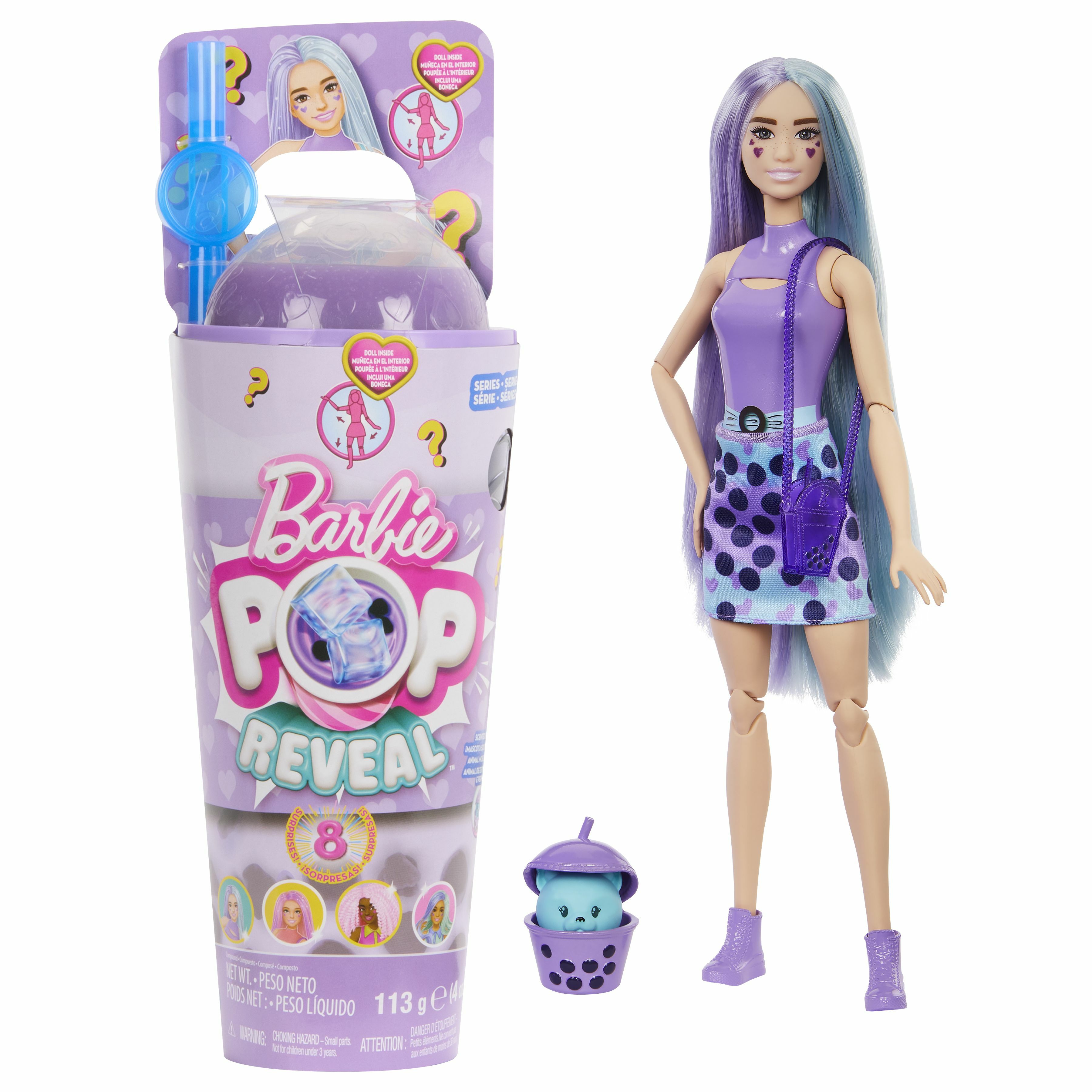 Barbie Pop Reveal Pop Bubbelthee Barbiepop Taro melk