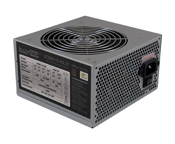 LC-Power LC500-12 V2.31 - Voeding - 500W - Grijs