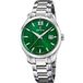 Festina F20026/3 montre bracelet homme vert verre saphir acier argenté