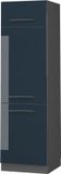 Vicco Fame-Line Armoire de réfrigérateur – 60 cm bleu foncé brillant