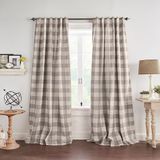 Elrene Home Fashions Grainger Buffalo-Check Verduisterend Gordijn