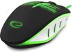 Esperanza Souris Gaming USB Optique 7D Rex - 2400 DPI Noir-Vert