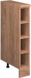 Vicco Schuin dak kast Rion, Goudkleurig Eiken/Goudkleurig Eiken, 15 x 46 cm