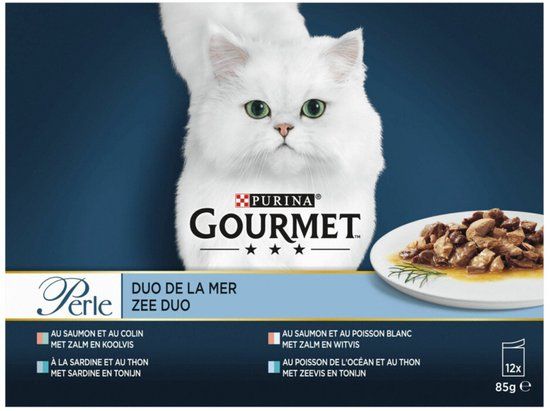 Gourmet Perle Mini Filets Multipack Zee Duo in Saus 12 x 85 gr