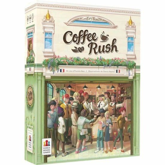 Asmodee Bordspel Coffee Rush Franstalige Versie