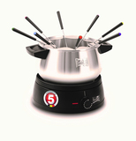 FRITEL FO 2470 Fonduepan - 1.5L, 1500W, 8 Pers. - Oval, Stainless Steel