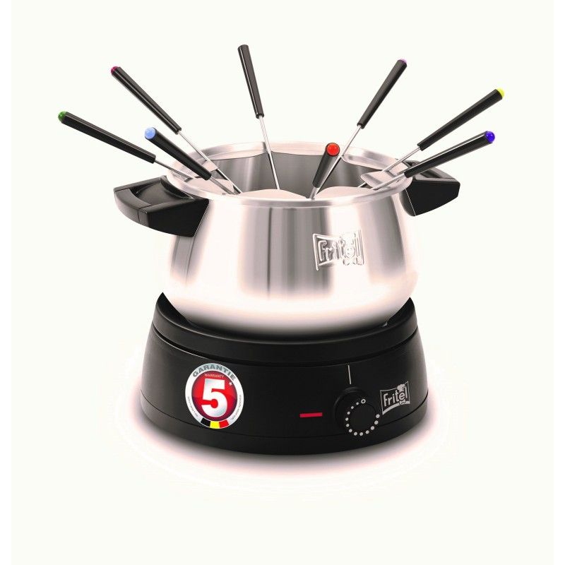 FRITEL FO 2470 Fonduepan - 1.5L, 1500W, 8 Pers. - Oval, Stainless Steel