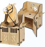 Hoofly® Hobby Horse Stall wandhouder voor 1 stokpaard