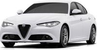 Bburago Alfa Romeo Giulia - Modelauto - Schaal 1:43 - Wit