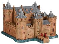 Luville Muiderslot Kunststof Bruin/Grijs/Rood 19.5 cm