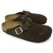 Birkenstock Boston Braided Suede Carafe