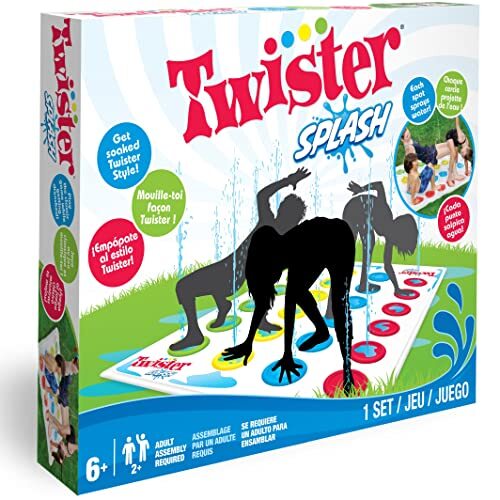 Hasbro Twister Splash Water Game voor kinderen - Achtertuin Sprinkler Outdoor Games voor de zomer plezier